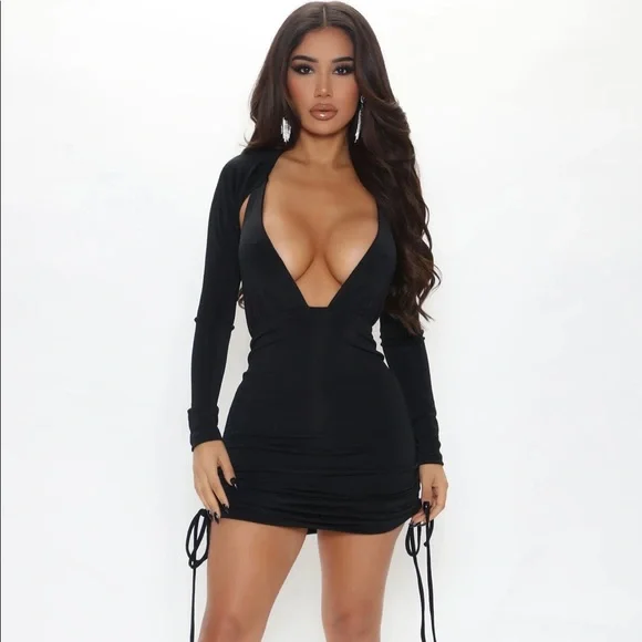 Fashion Nova | Dresses | Tell Me Everything Slinky Mini Dress | Poshmark